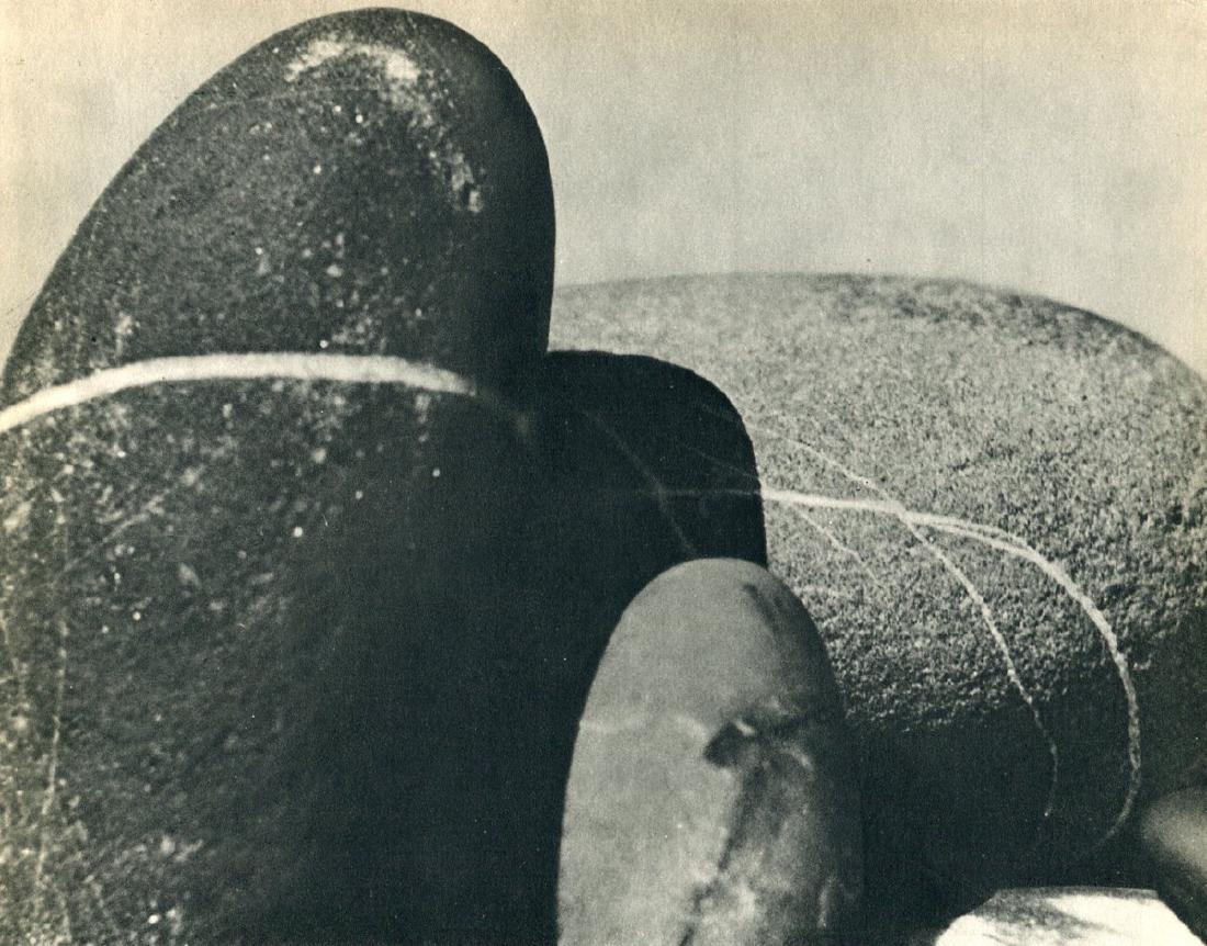 MAN RAY - Rocks: Artist: MAN RAY Print Title: Rocks Medium: Sheet-fed Gravure Printing Date: 1934 Printed in France Image size approx. 9 x 7 inches Man Ray, original name Emmanuel Radnitzky, was born on August 27, 189
