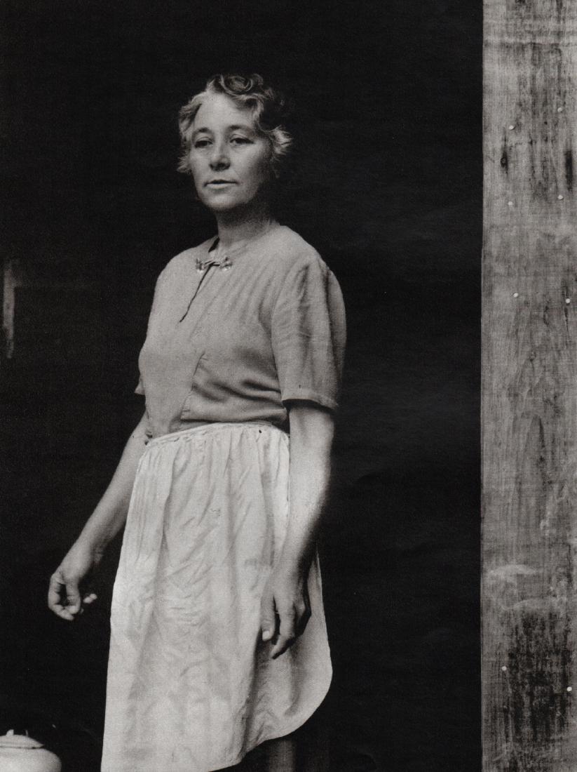 PAUL STRAND - Susan Thompson 1945: Artist: PAUL STRAND Print Title: Susan Thompson, Cape Split, Maine 1945 Medium: Sheet-Fed Gravure Printing Date: 1976 Printed in England Image Size: 7 X 9.25 inches Paul Strand (1890–1976) was an Am