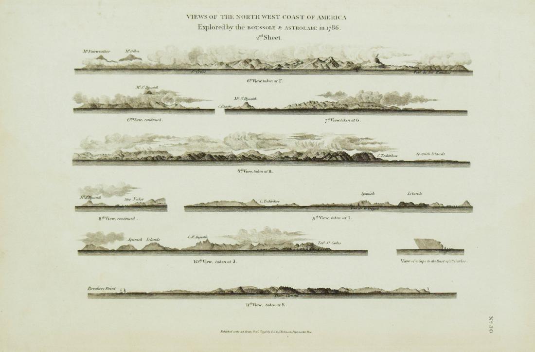 1786 Views of Alaska and Vancouver Island (1 of 3)