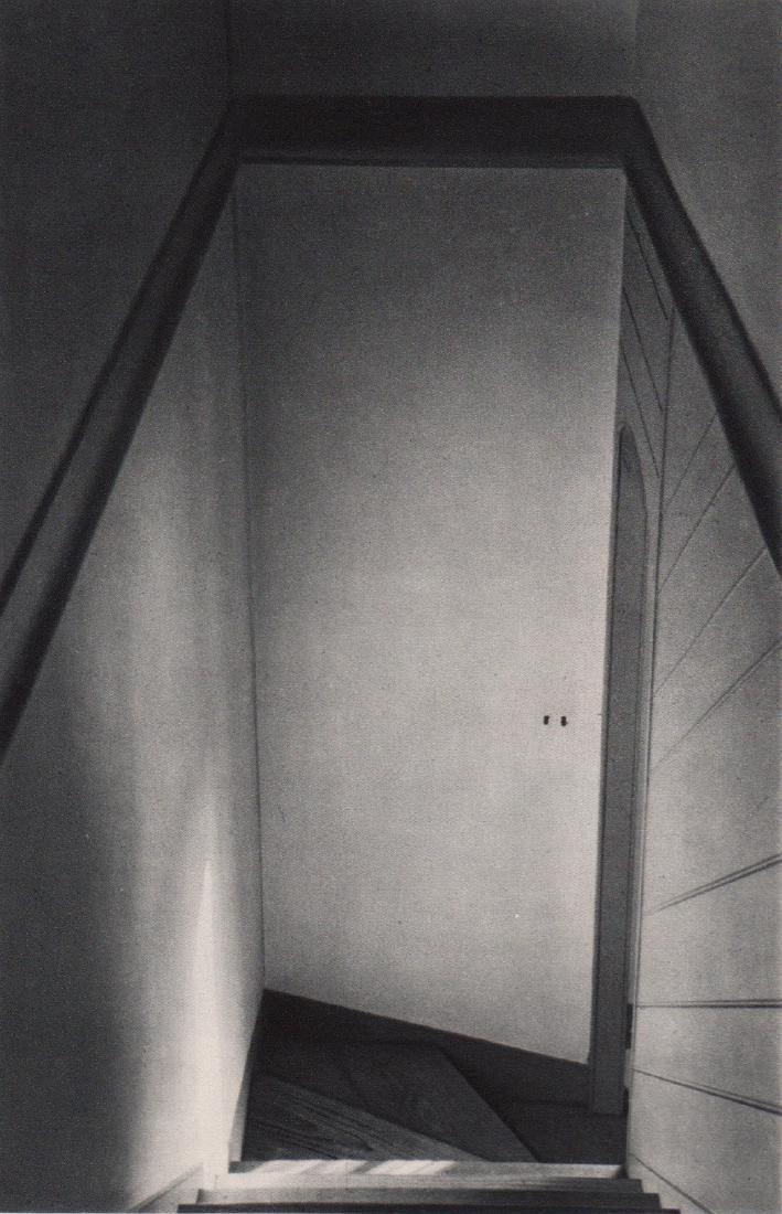 Charles Sheeler - Stariwell Gravure: Fine gravure print of Charles Sheeler - Stariwell. This print is 5.75x8.75" in excellent condition. Mounted on 14x17" lightweight archival board. 1936 Sheet-fed Gravure 5.75x8.75" Please note that thi