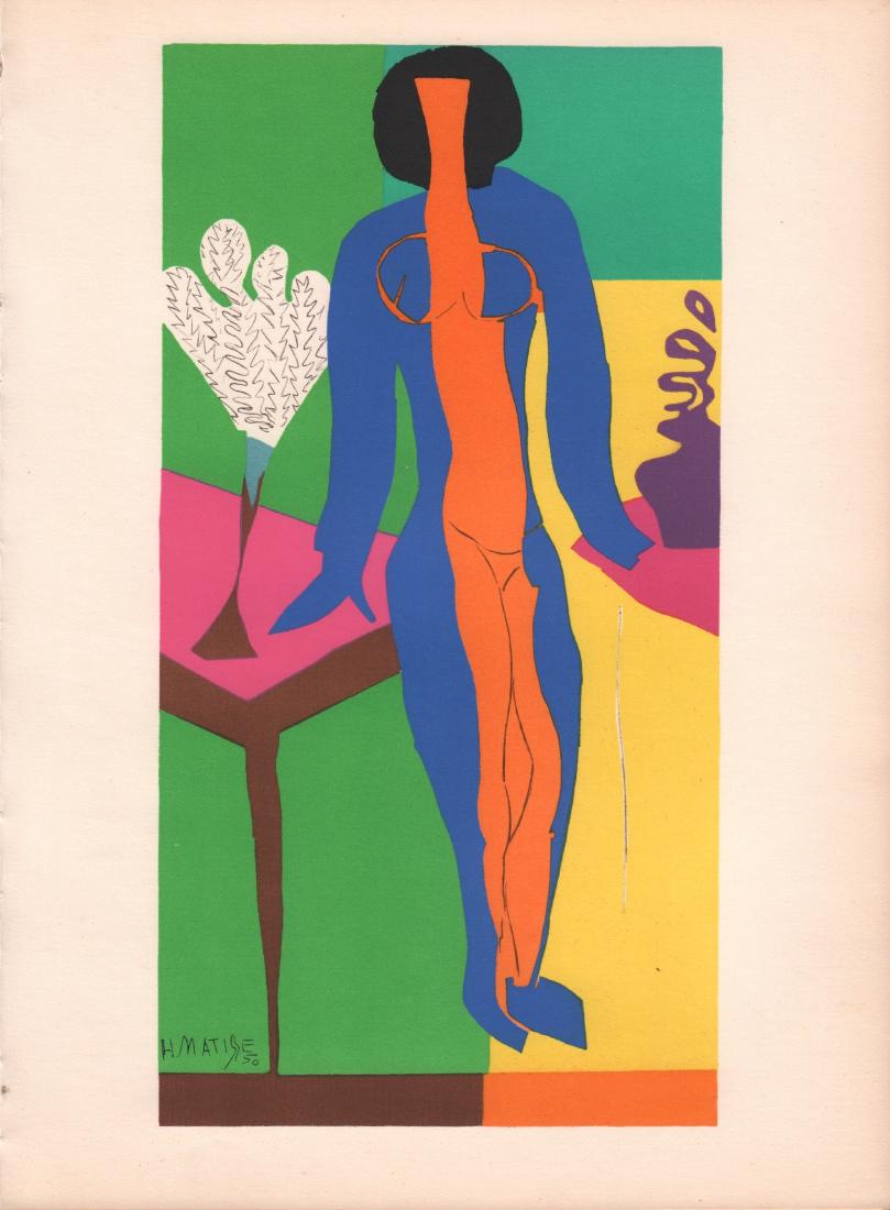 Henri Matisse Zulma 1958 Color Lithograph