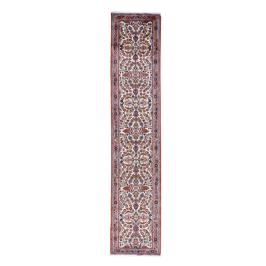 Handmade Persian Lilahan Pure Wool Runner Rug 2.9x13.1 (1 of 10)