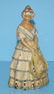 Lady Holding Hat Cast Iron Doorstop