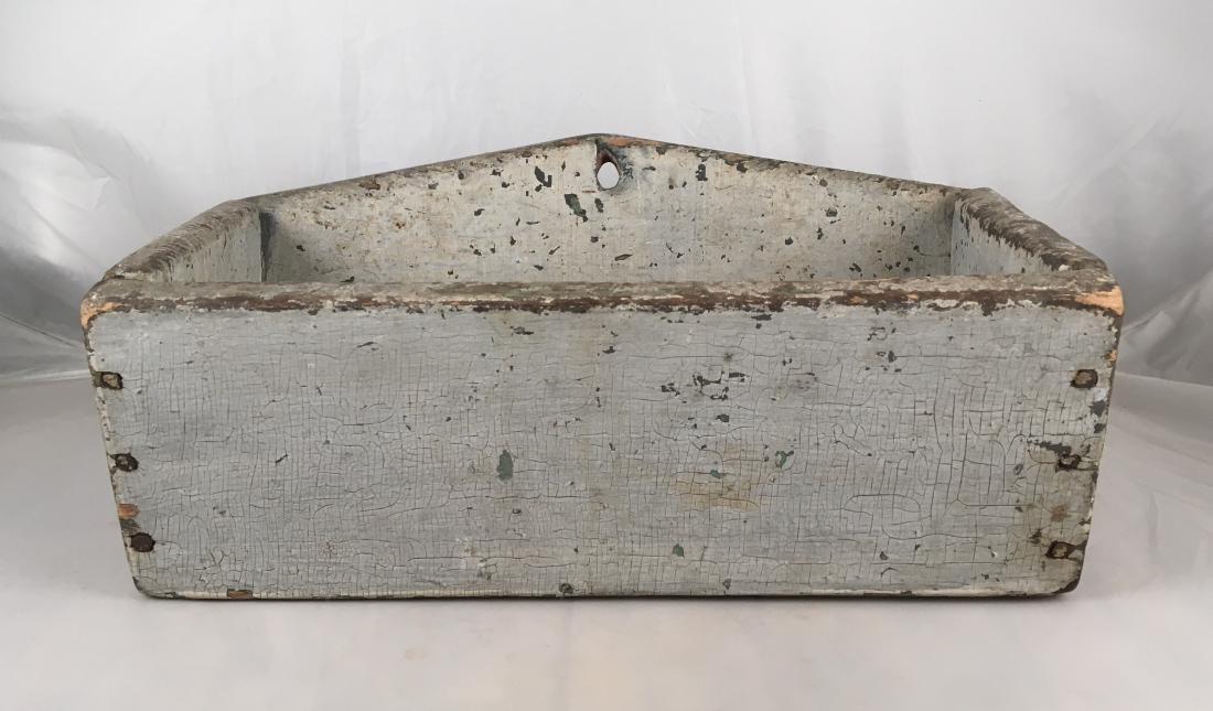 Painted Pine Hanging Wall Box/Candle Box (1 of 7)