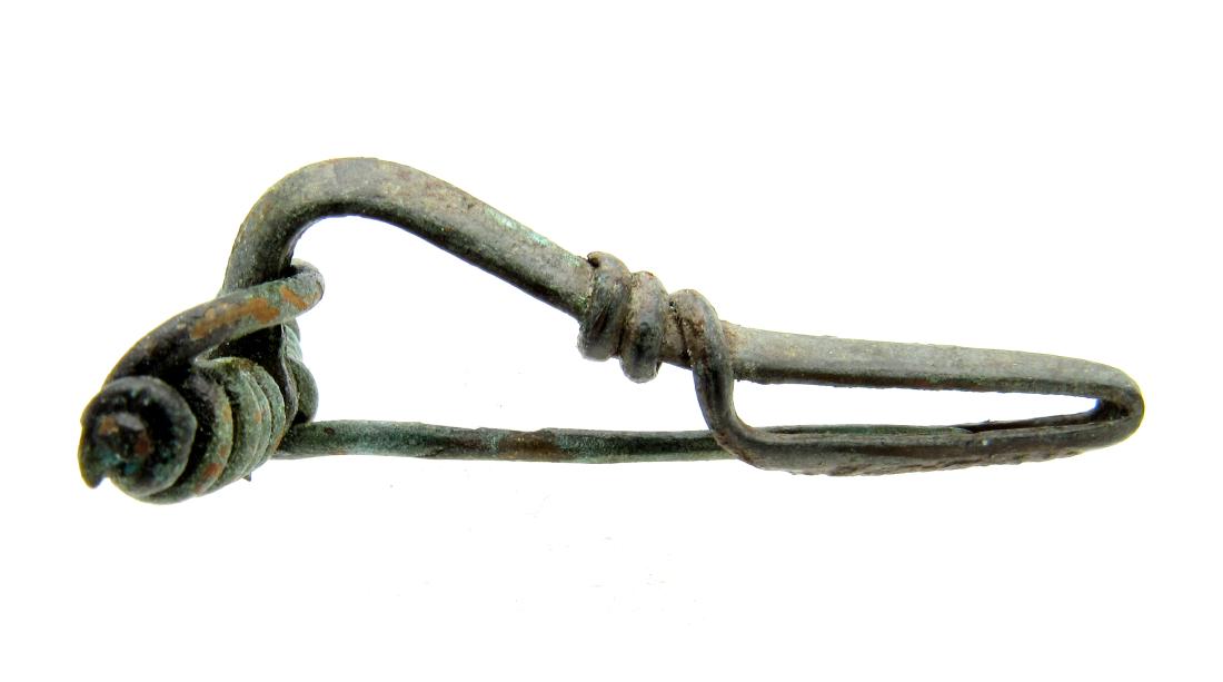 Ancient Roman Bronze Bow Brooch (1 of 3)