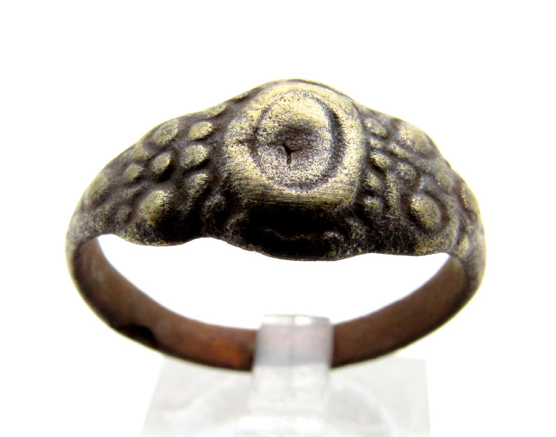 Late Medieval Tudor Bronze Wedding Ring (1 of 3)