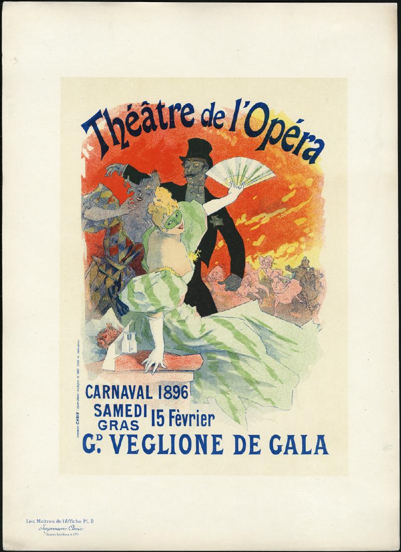 Original Ju Cheret Lithograph Maitres de L'Affiche 9 (1 of 1)