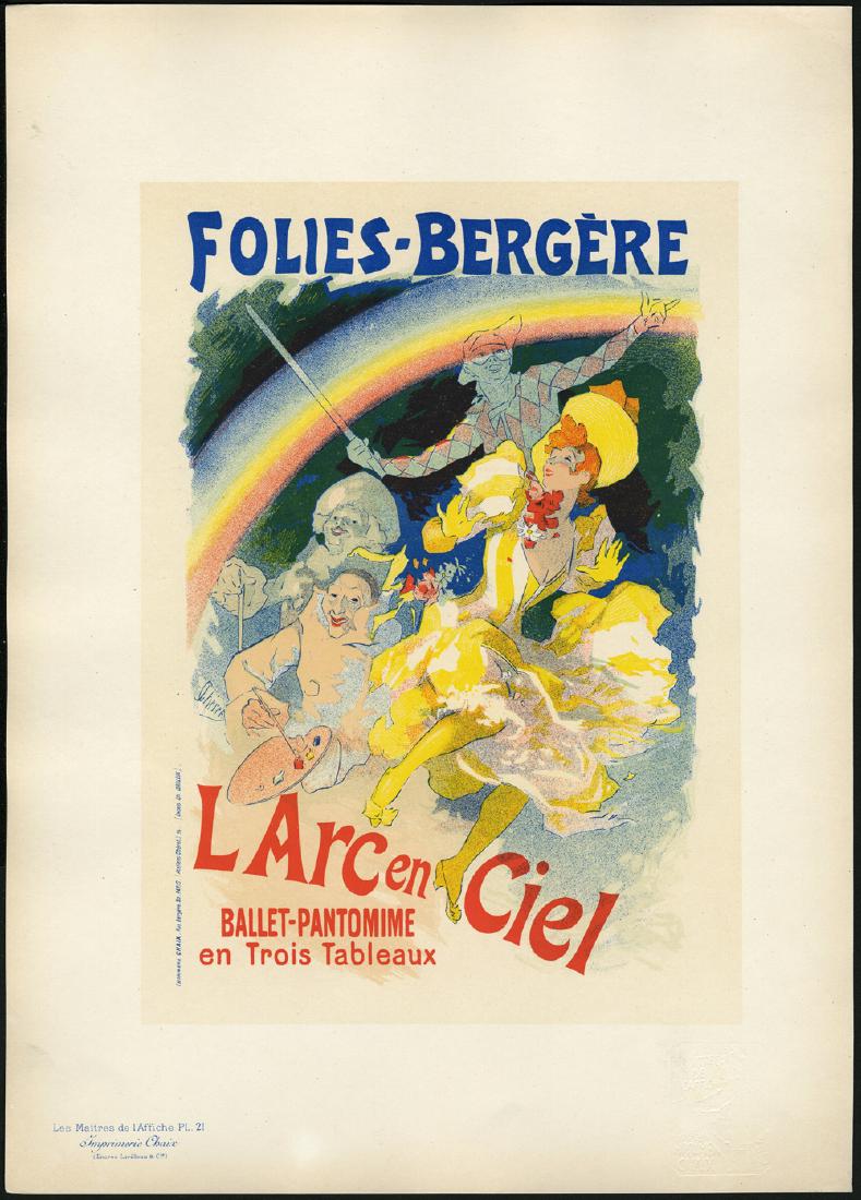 Original Ju Cheret Lithograph Maitres de L'Affiche 21 (1 of 1)