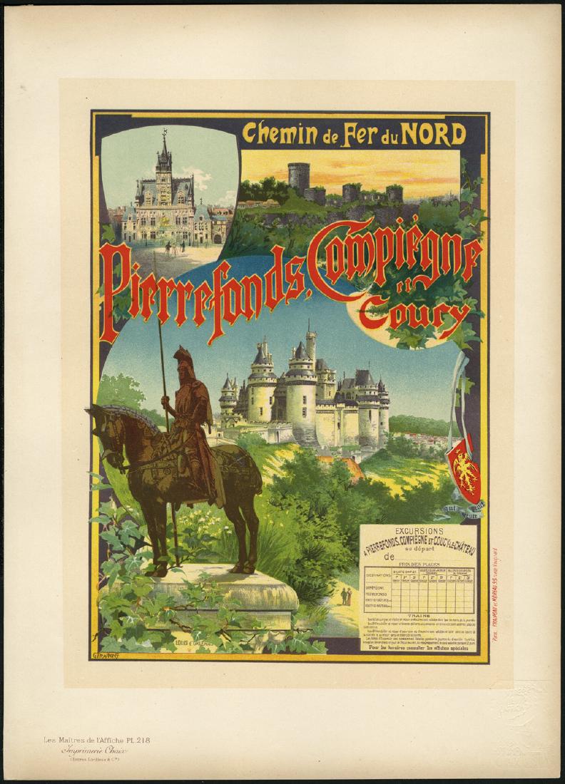 Original G. Fraipont Lithograph Maitres de L'Affiche (1 of 1)