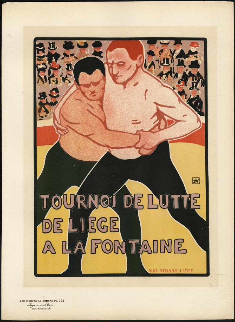 Original Rassenfosse Lithograph Maitres de L'Affiche (1 of 1)