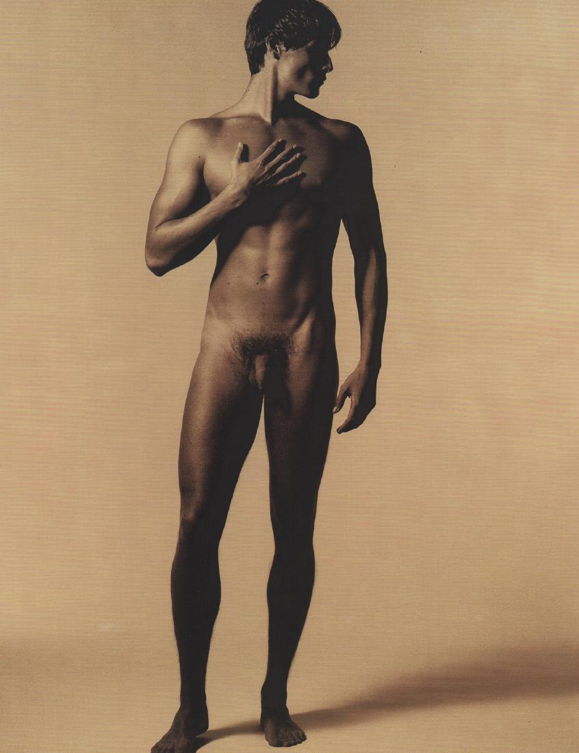 KARL LAGERFELD - Daniel Sand: Artist: KARL LAGERFELD Print Title: Daniel Sand Medium: Satin Finish Umber Photo-Lithograph Printing Date: 1977 Printed in USA Image Size: 10.5 x 13 inches Karl Otto Lagerfeld(born 10 September 1933) 