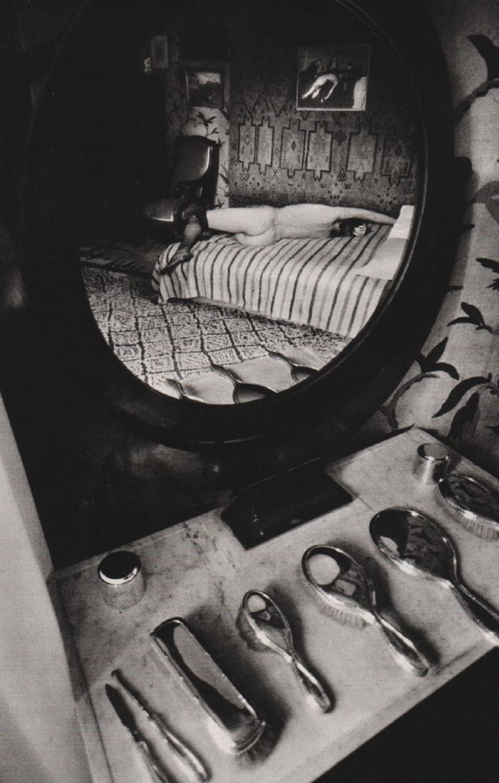 JEANLOUP SIEFF - Dressing Table with Nude: Artist: JEANLOUP SIEFF Print Title: Dressing Table with Nude, Paris 1976 Medium: Sheet-Fed Gravure Printing Date: 1983 Printed in France Image Size: 5.75 x 8.75 inches Jeanloup Sieff (1933-2000) was a
