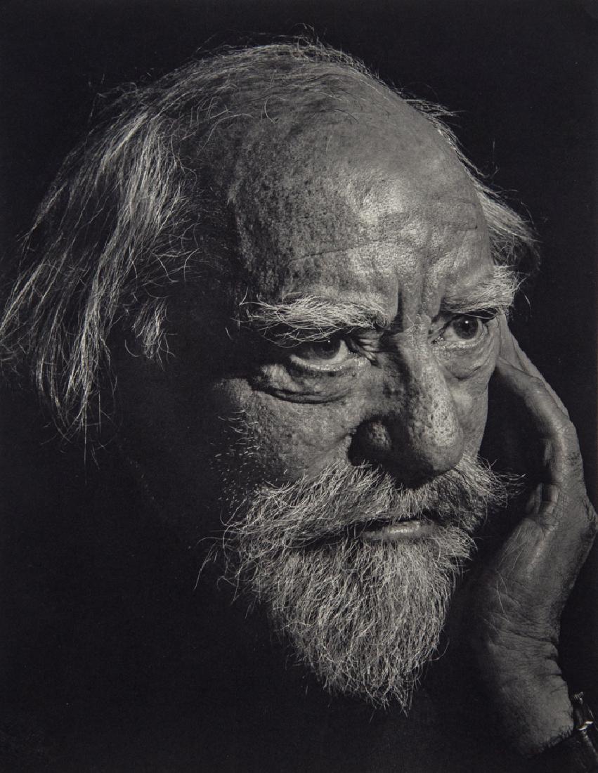 YOUSUF KARSH - Augustus John, painter: Artist: Yousuf Karsh Title: Augustus John, painter1976 Sheet Fed Gravure, Switzerland Dimensions: 9.25x12" Unmounted Yousuf Karsh (1908-2002) was an Armenian-Canadian portrait photographer, considered