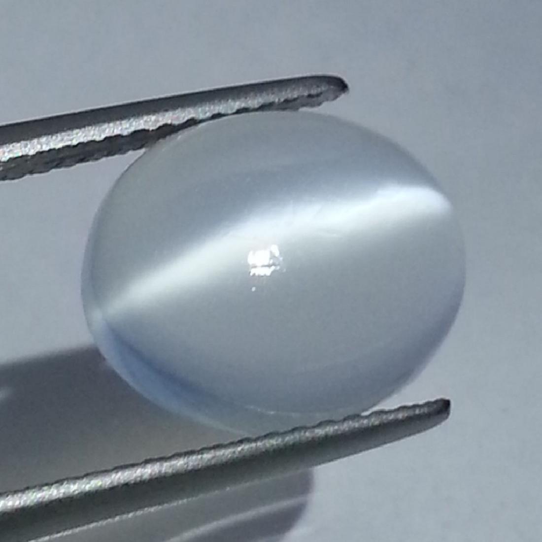 Moonstone Cat's Eye - 3.64 Carat Loose: Item: Moonstone Cat's Eye - 3.64 Loose gemstone Color/Clarity: IF - VVS Carat Weight: 3.64 Size (mm): 11.21 x 8.90 x 5.08 Oval - Srilanka No Reserve: This lot starts at $1 and has no reserve as a cour