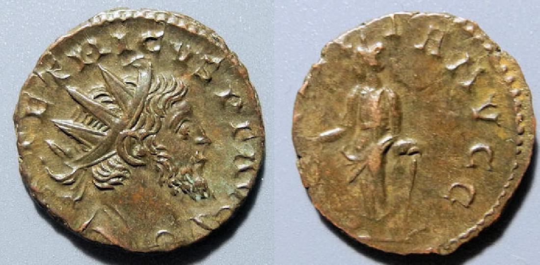 Tetricus I, 270-273 AD, LAETITIA AVG reverse (1 of 1)