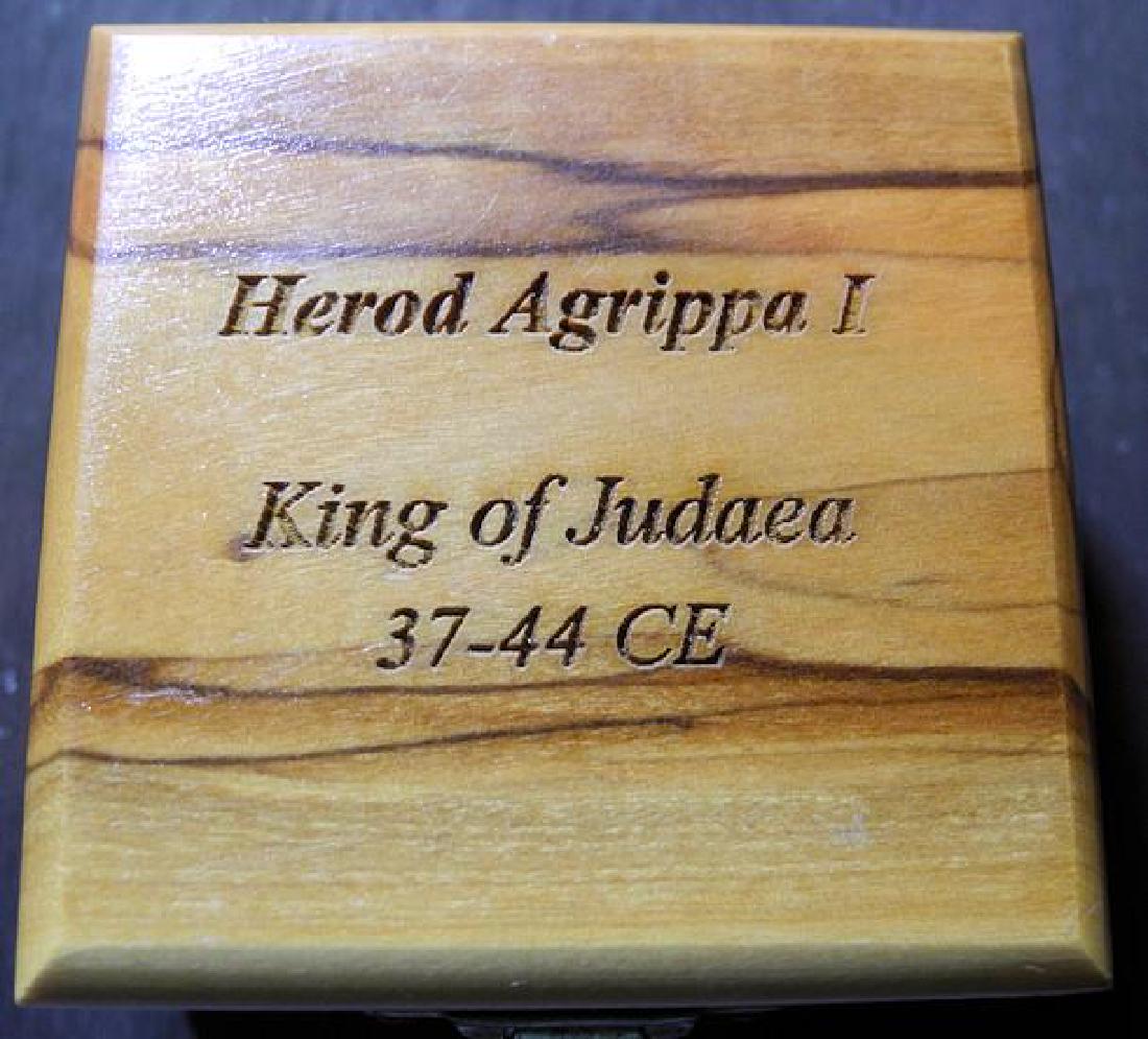 Herod Agriippa I King of Judaea 37-44 BC bronze Coin (1 of 3)