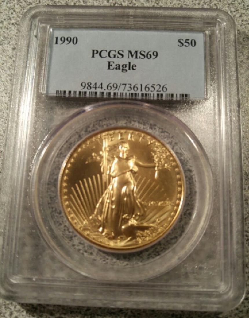 $50 GoldEagle  PCGS MS 69 (1 of 2)