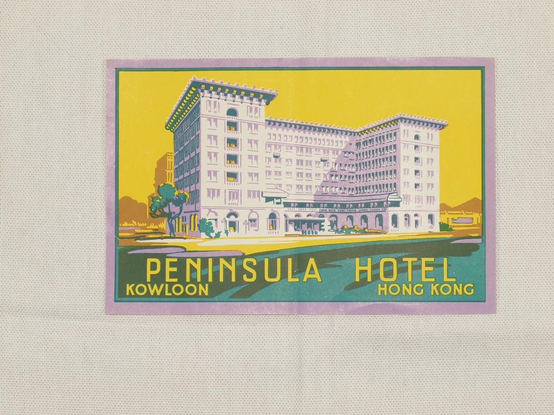 Luggage Labels Peninsula Hotel in Hong Kong (1 of 1)