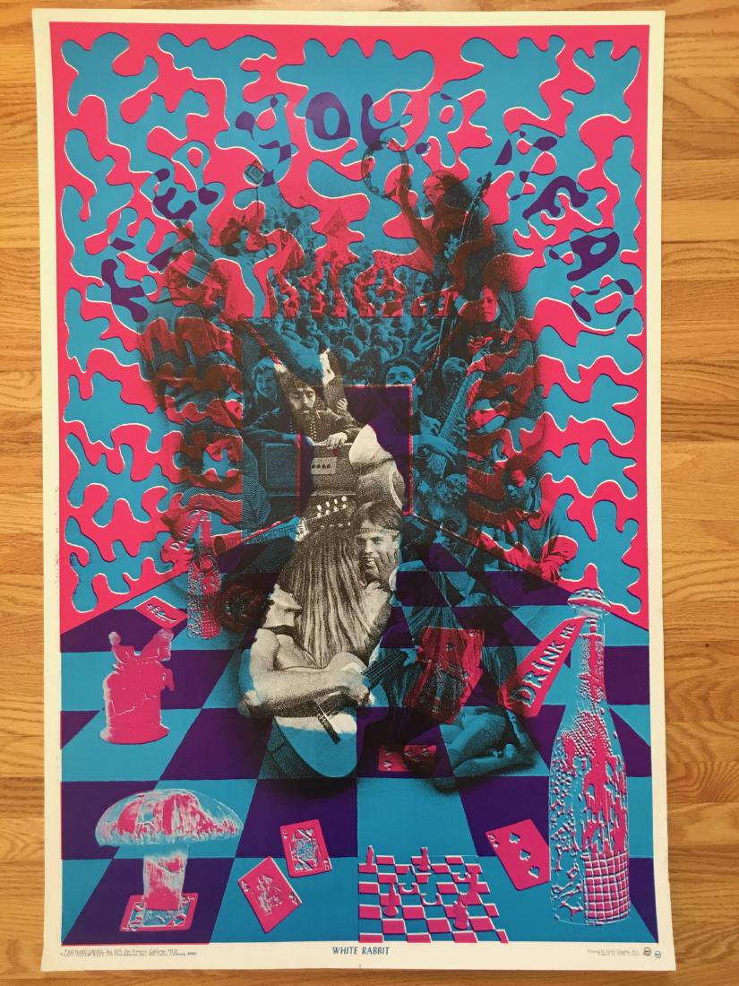 WHITE RABBIT OVERPRINT - EAST TOTEM WEST - SIGNED (1 of 5)