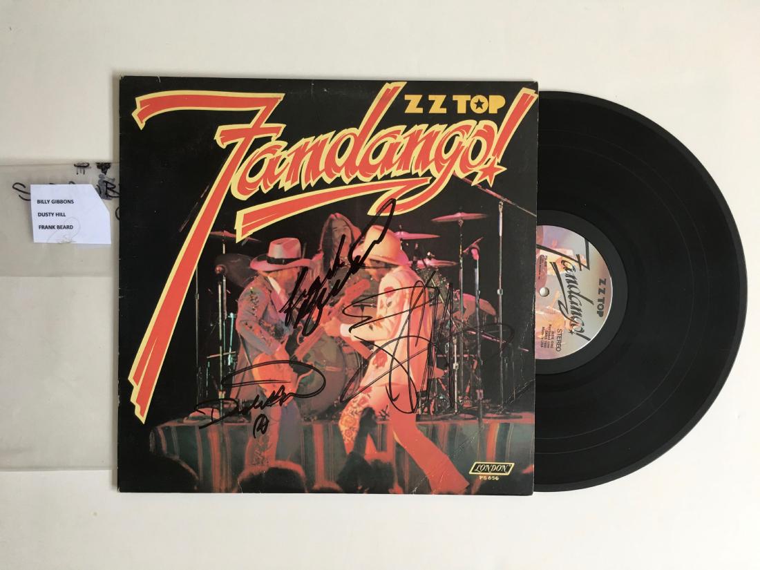 ZZ TOP MULTIPLE SIGNED ALBUM (1 of 1)