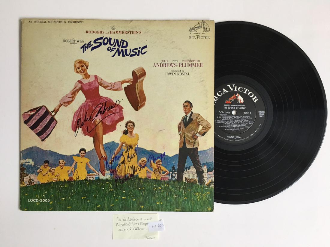 JULIE ANDREWS MULTIPLE SIGNED ALBUM (1 of 1)