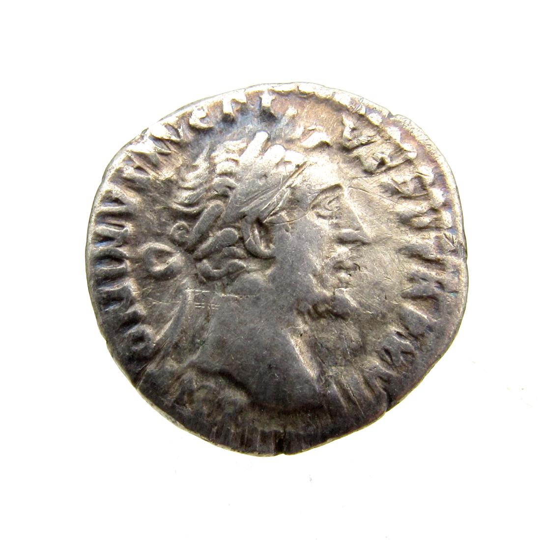 Superb Roman AR Denarius of Antoninus Pius (1 of 2)