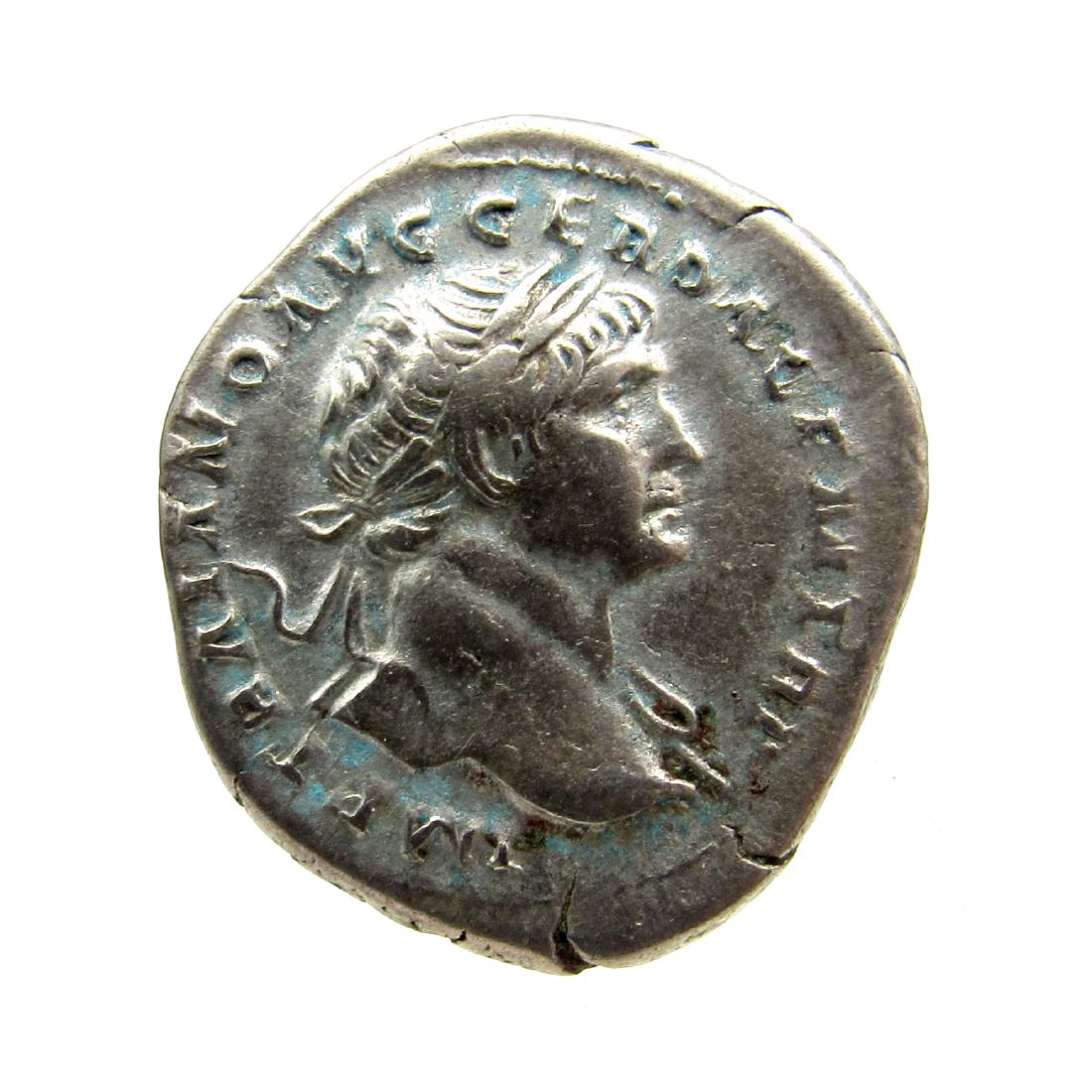 Superb Roman AR Denarius of Trajan (1 of 2)