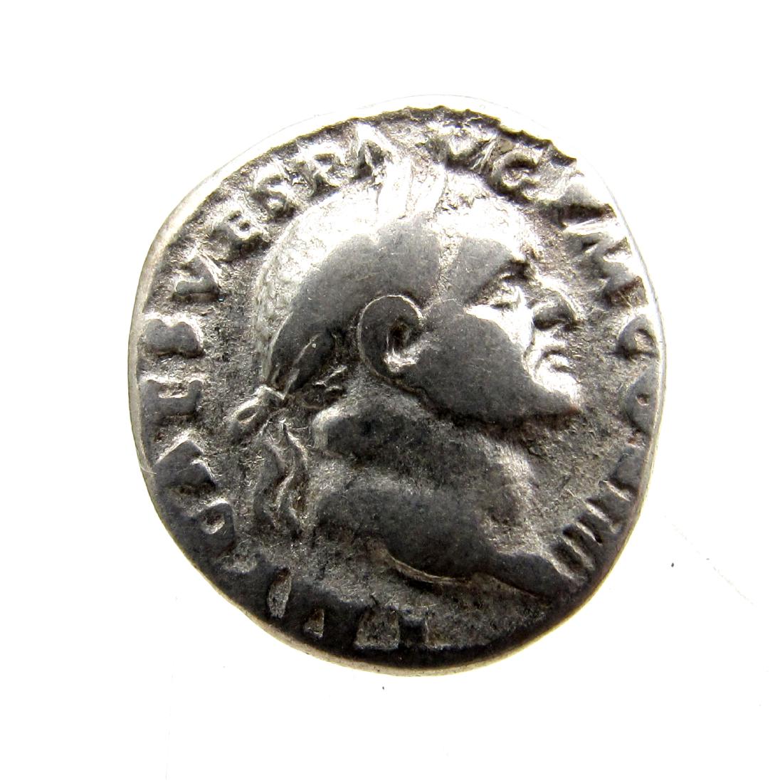Superb Roman AR Denarius of Vespasian (1 of 2)