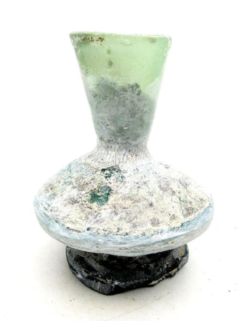 Ancient Roman/ Byzantine Glass Flask (1 of 4)