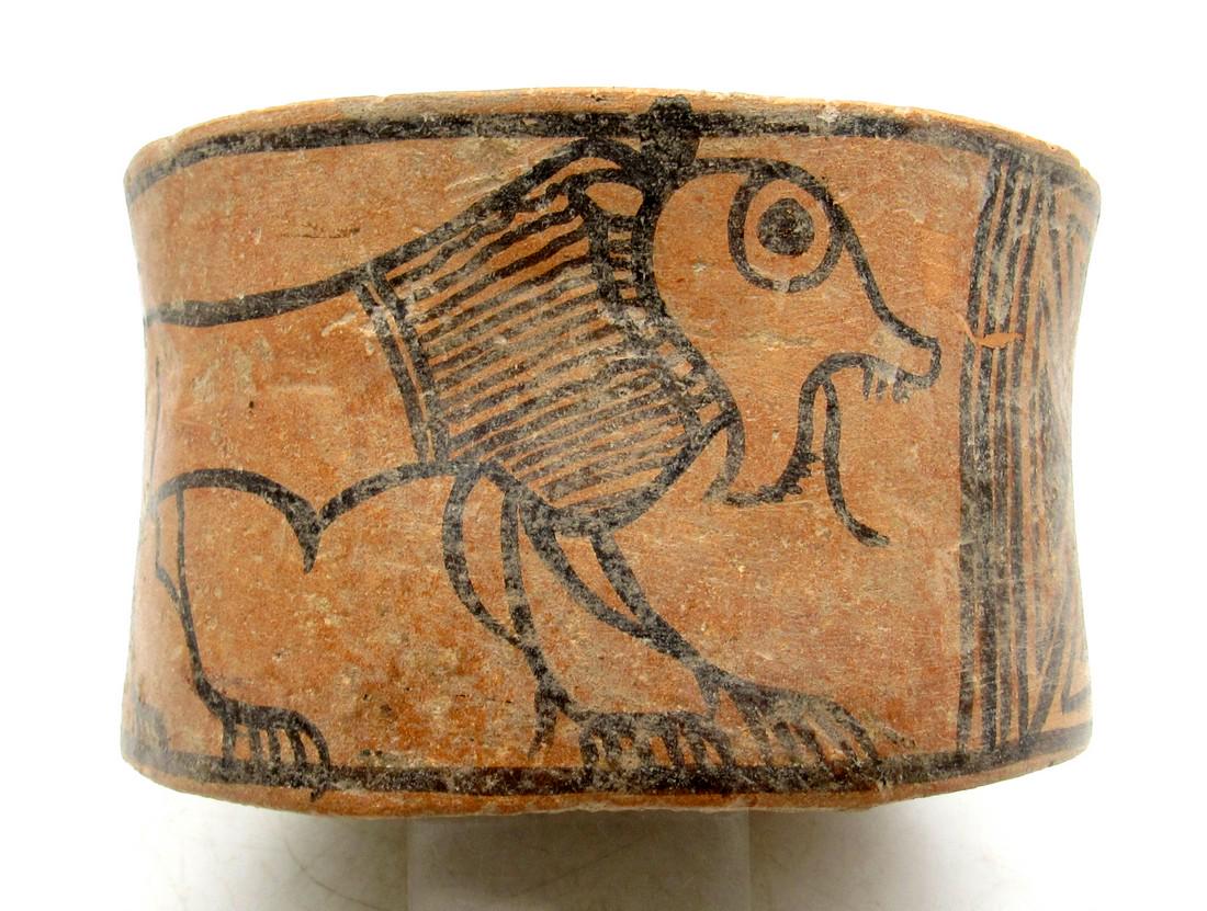 Ancient Indus Valley Terracotta Jar with Lion Motif (1 of 4)