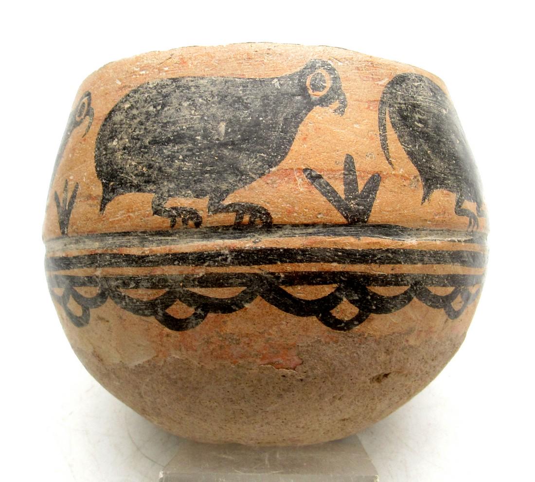 Ancient Indus Valley Terracotta Bowl with Bird Motif (1 of 4)