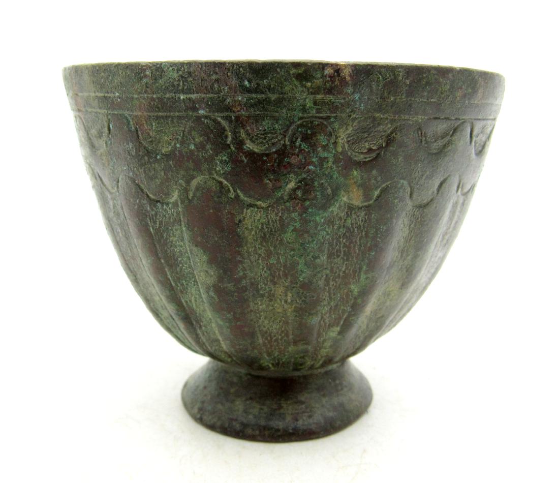 Ancient Roman Bronze Legionary Drinking Cup (1 of 5)