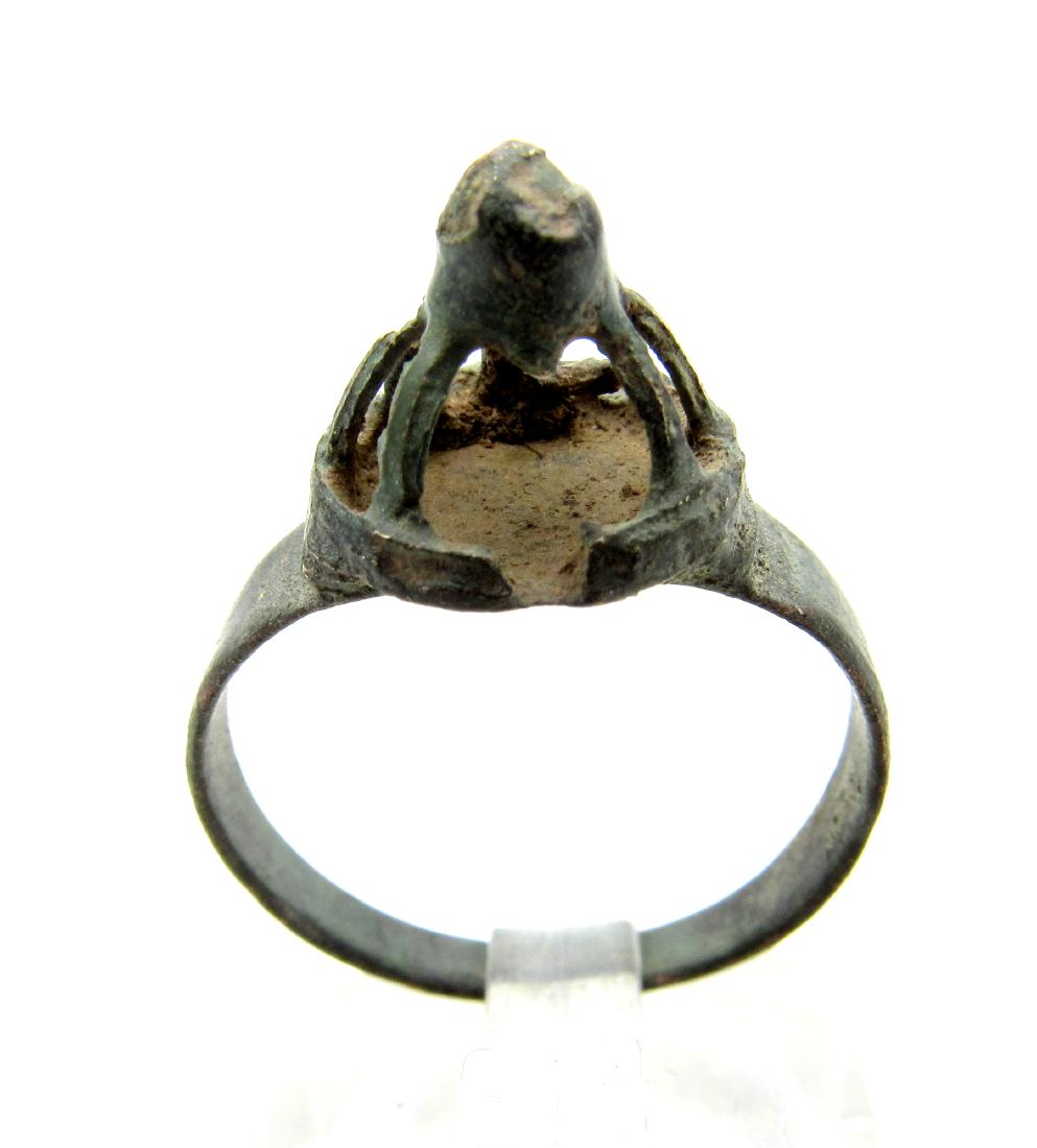 Ancient Bronze Age Druids Cage Ring for Cult Rituals (1 of 3)