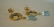 14K Yellow Gold Blue Topaz Diamond Earrings, 4.06ctw - 6