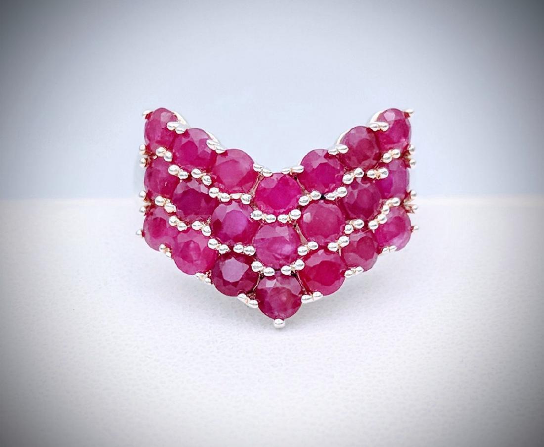Sterling Silver Ruby Ring, .63ctw (1 of 3)