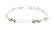 Made in Italy Gentleman Black key Silver Bracelet