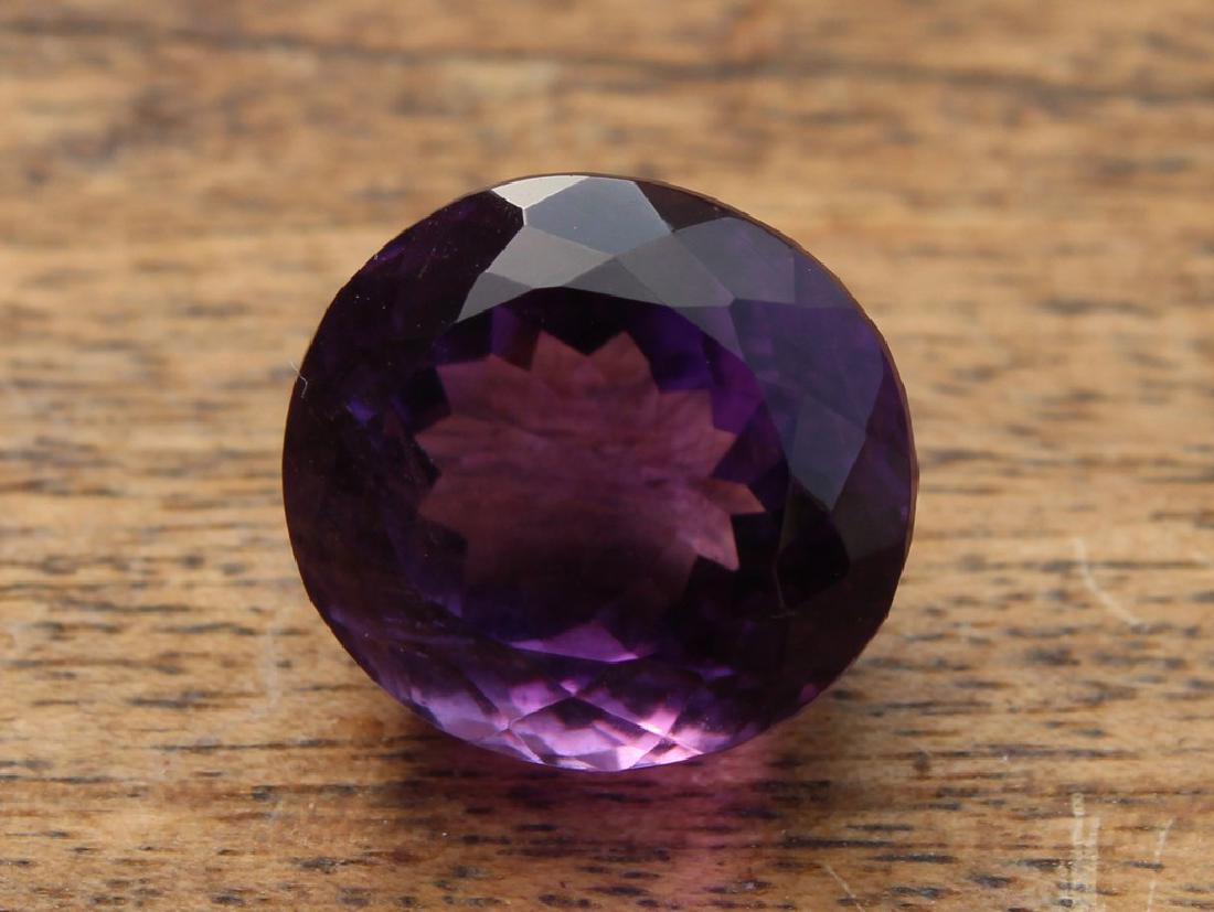 NR, 14.10 Carats Amethyst Oval Loose Gemstone (1 of 4)