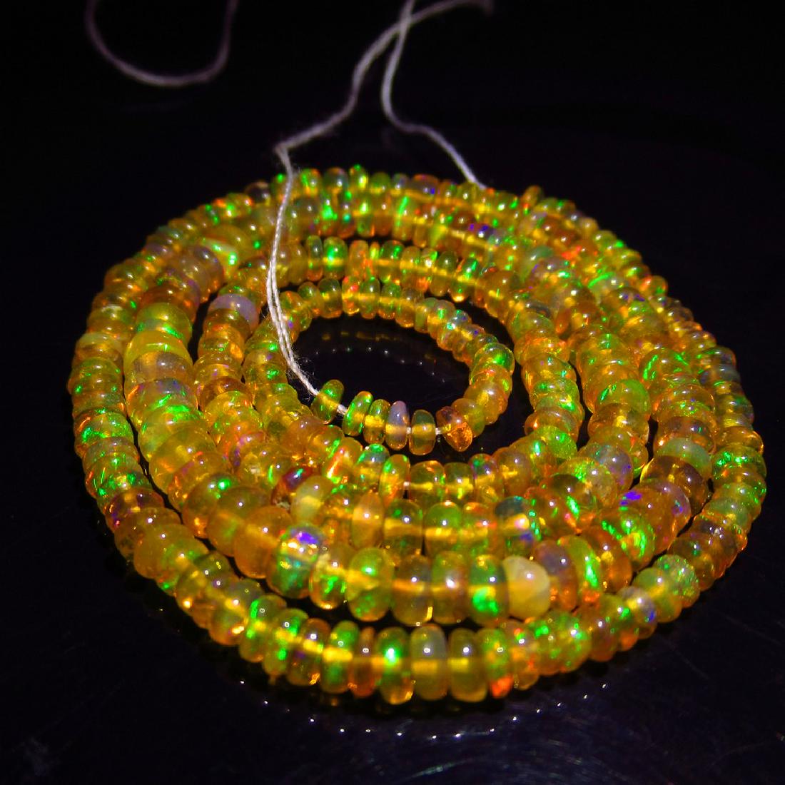 28.64 Carat Natural 256 Loose Drilled Honey Opal Beads (1 of 6)