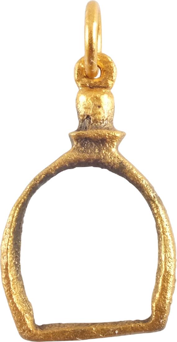 VIKING STIRRUP PENDANT 10th-11th CENTURY AD (1 of 3)