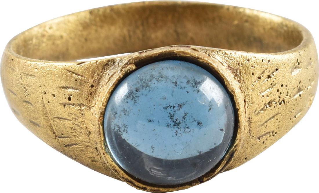 FINE MEDIEVEL MAN’S RING 11th-13th CENTURY (1 of 3)