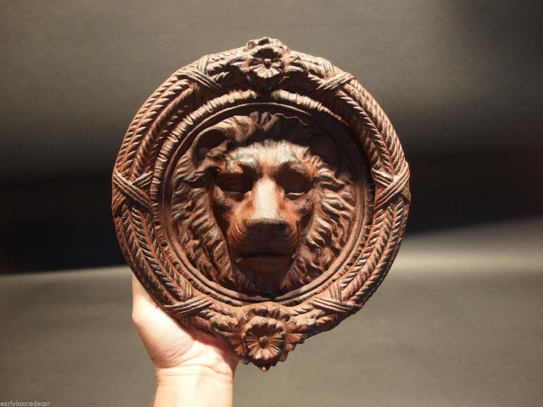 Cast Iron Lion Head Door Knocker Hardware (1 of 3)