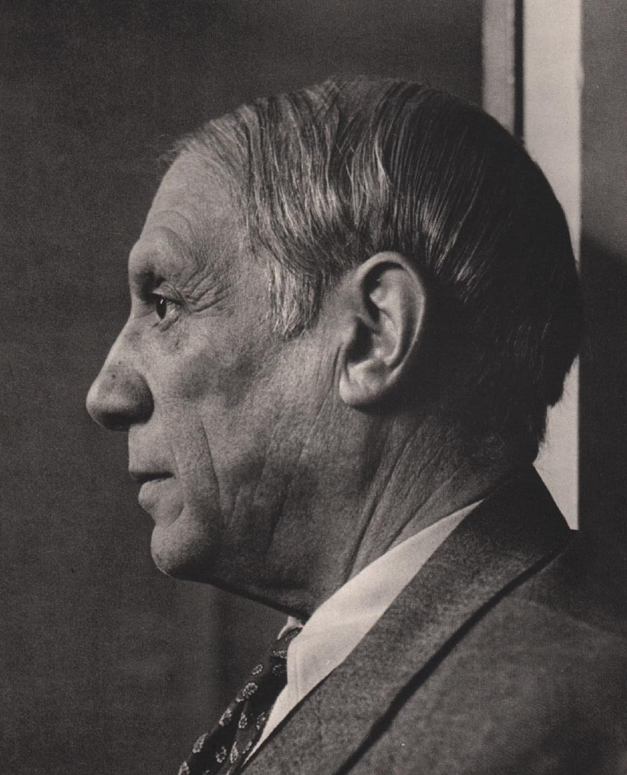 CECIL BEATON - Pablo Picasso, 1945: Artist: CECIL BEATON Print Title: Pablo Picasso, 1945 Medium: Sheet-fed Gravure Printing Date: 1968 Printed in Great Britain Image Size: 7 X 8.25 inches Cecil Beaton was an English fashion, portrait a