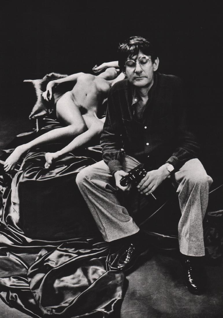 ALICE SPRINGS - Helmut Newton, 1976: Artist: ALICE SPRINGS Print Title: Helmut Newton, 1976, Paris Medium: Sheet-fed Gravure Printing Date: 1986 Printed in Japan Image size: 9 x 14 inches June Newton (b 1923) is an Australian actress and