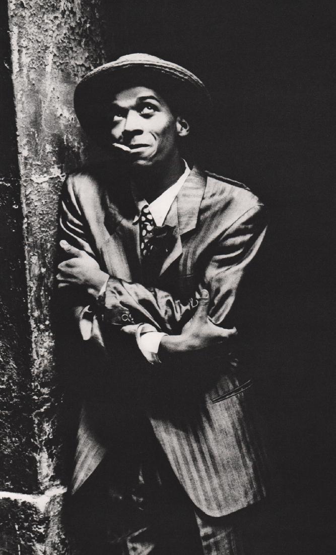 ELLEN VON UNWERTH - Philippe Krootchey: Artist: ELLEN VON UNWERTH Print Title: Singer Philippe Krootchey, Paris 1984 Medium: Sheet-fed Gravure Printing Date: 1995 Printed in Japan Image size approx. 9 x 13.5 inches Ellen Von Unwerth is a ph