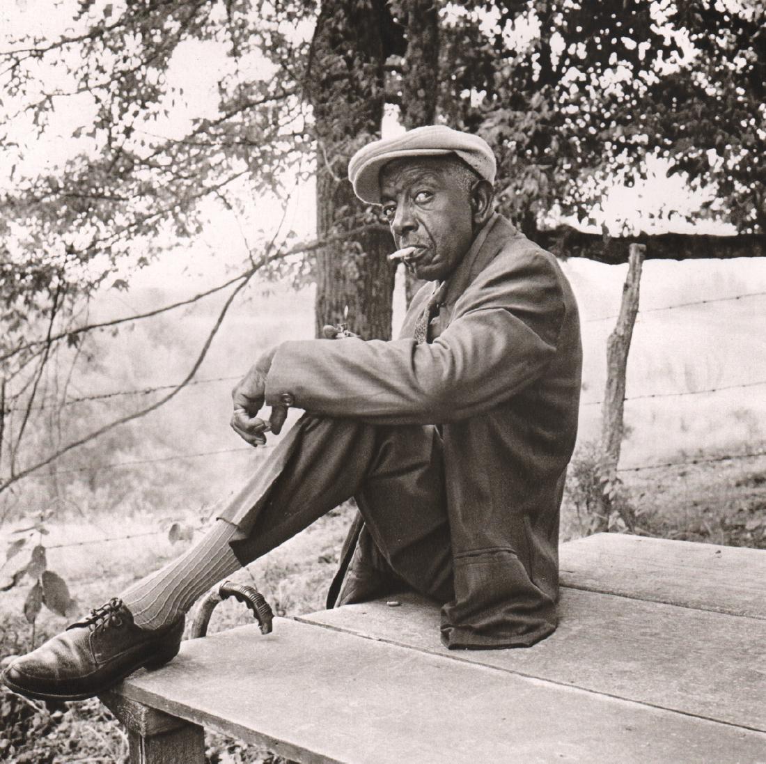 JAMES PERRY WALKER - Mississippi Portrait: Artist: JAMES PERRY WALKER Print Title: Mississippi Portrait Medium: Sheet-fed Gravure Printing Date: 1988 Printed in Spain Image Size: 7.5 x 7 inches James Perry Walker (1945-2014) was an American ph