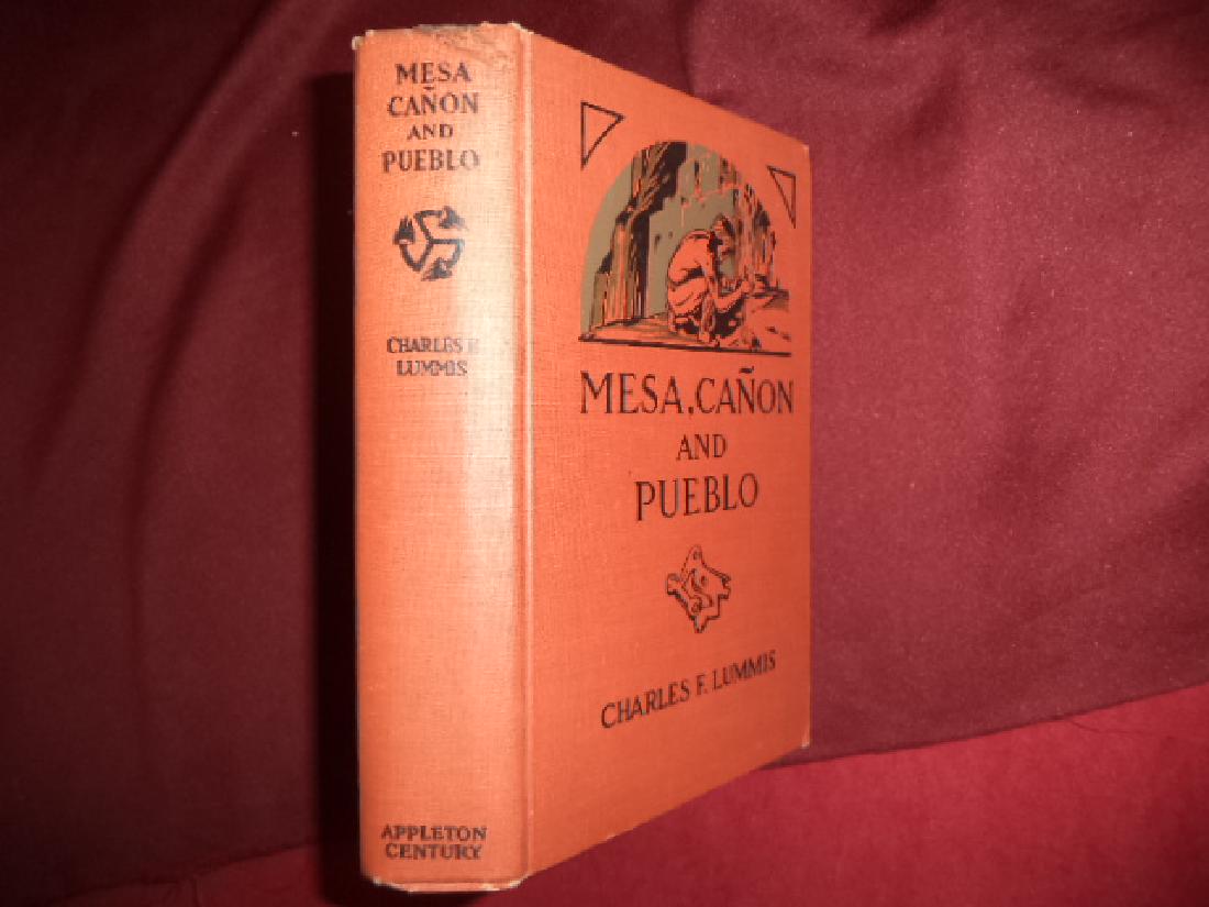 Mesa, Canon & Pueblo Our Wonderland of Southwest: Lummis, Charles F. The Century Co. First edition. Octavo. Illustrated. Important reference work. Fine copy. Please note that this lot has a confidential reserve. When you leave a bid in advance of the