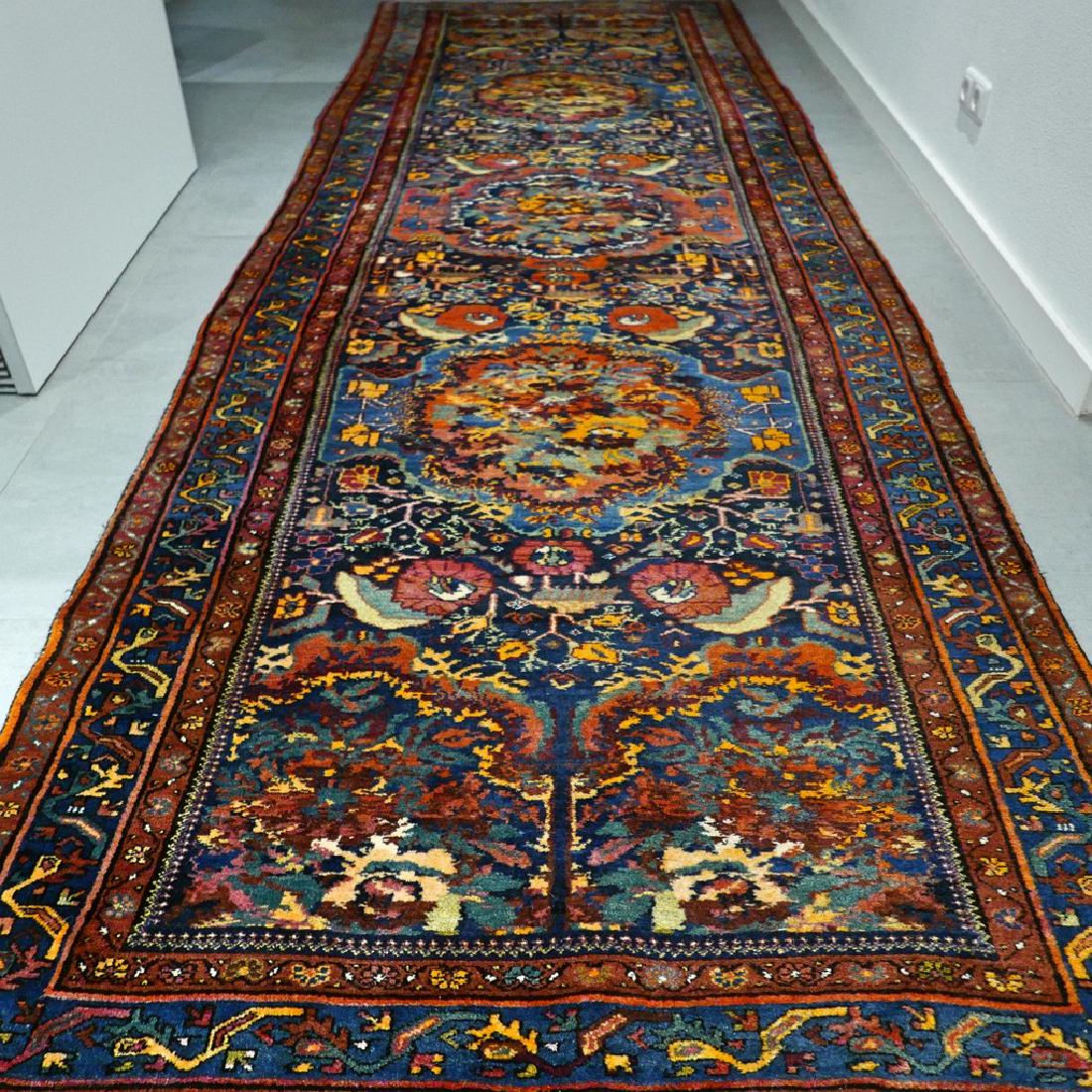Hand Knotted Bakhtiar Gulfarangh Rug 13.1x4.4 (1 of 10)