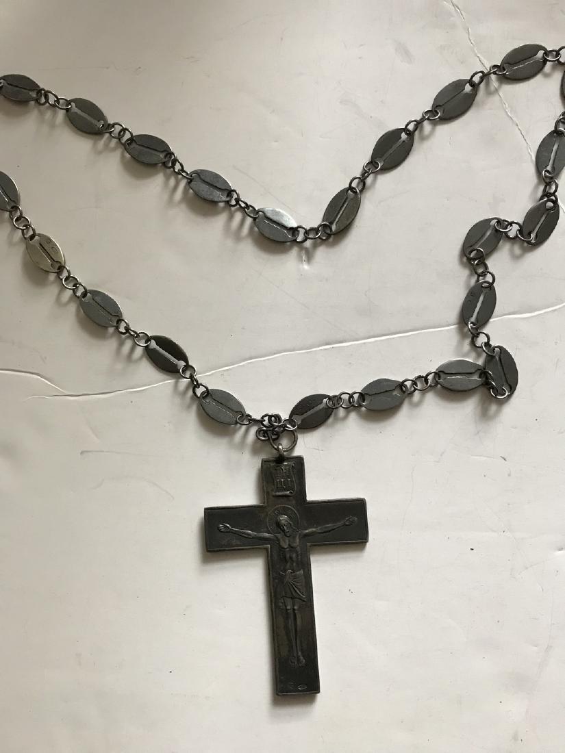 RUSSIAN PRIEST SILVER 84 CROSS (1 of 3)