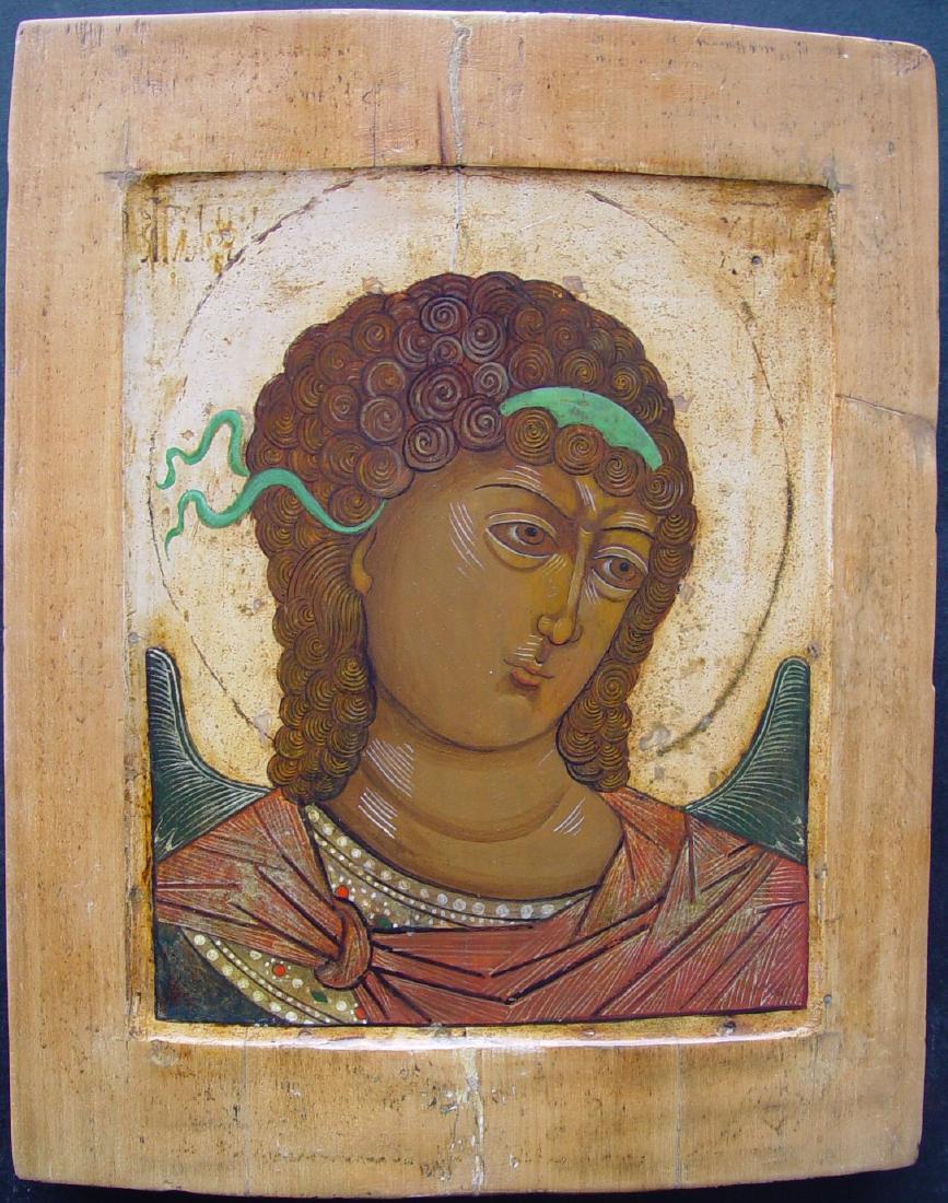Archangel Michael, Russia, egg tempera on wooden panel. (1 of 4)