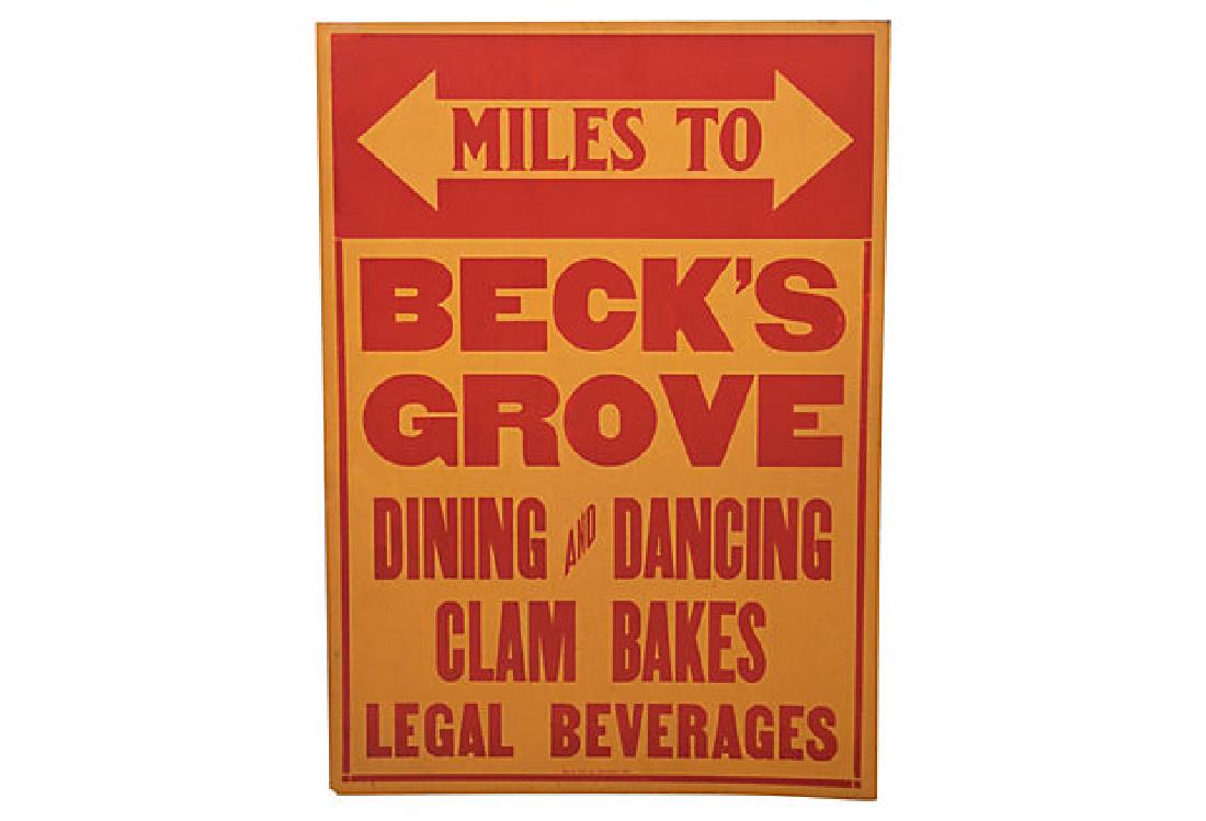 Beck's Grove Poster (1 of 2)